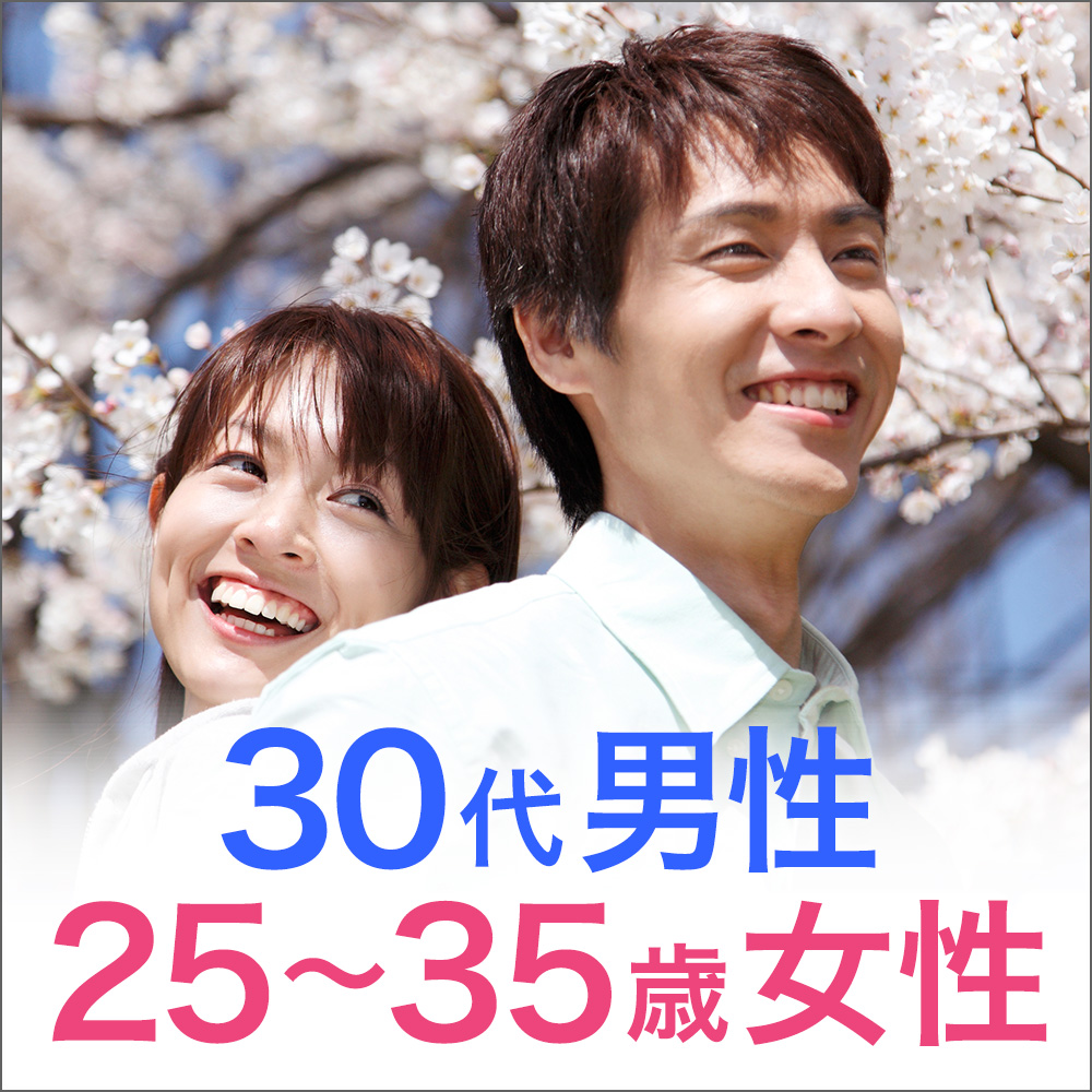 30代男性vs25歳~35歳女性/婚活編